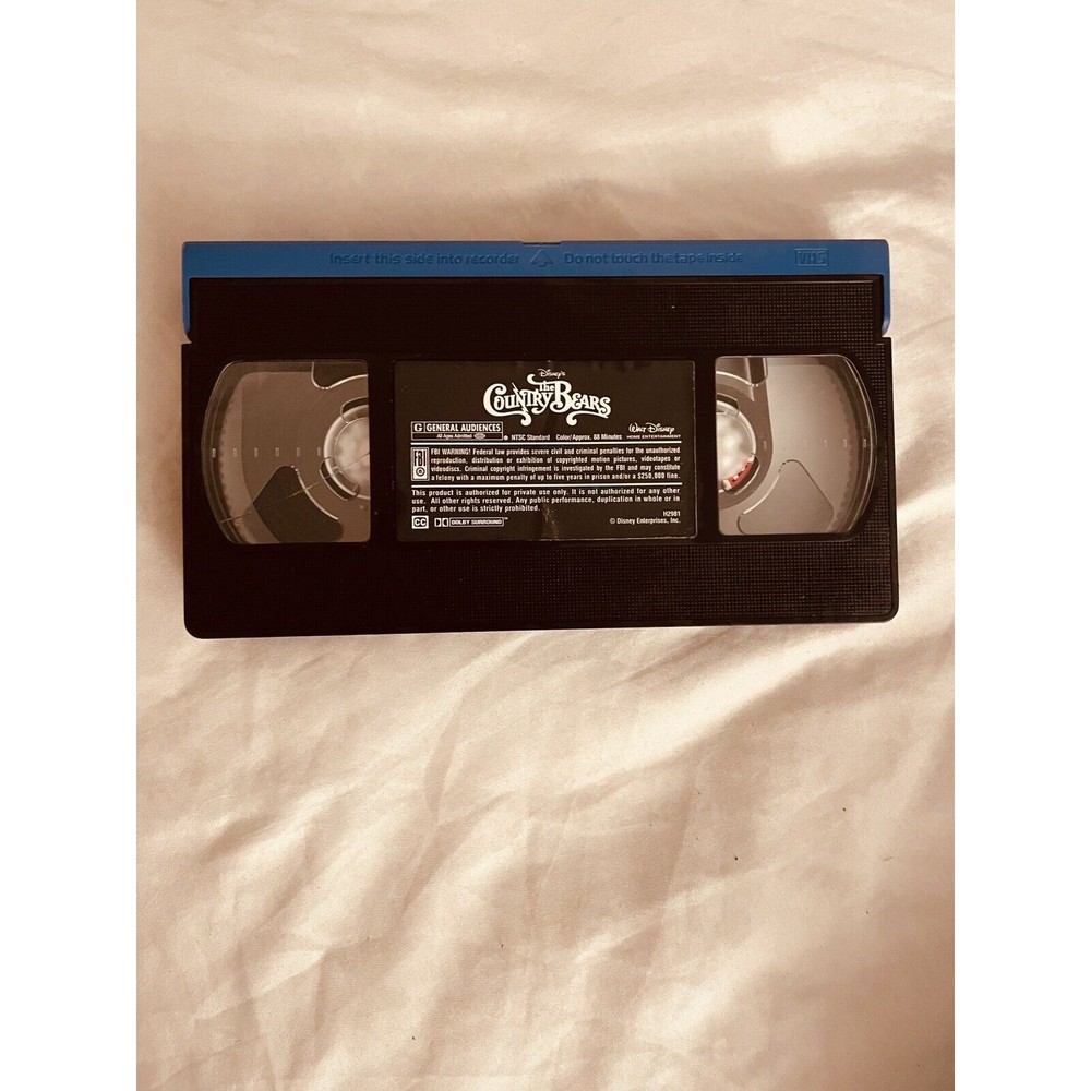 The Country Bears (VHS, 2002) | Disney Family Comedy Film | Good Condition